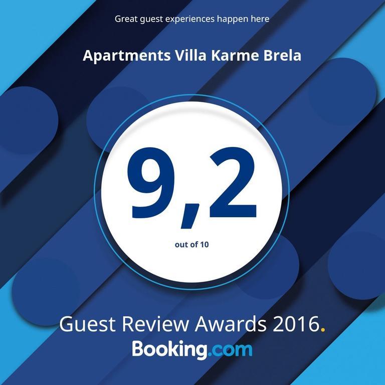 Apartments Villa Karme Brela Εξωτερικό φωτογραφία